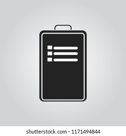 Clipboard icon vector