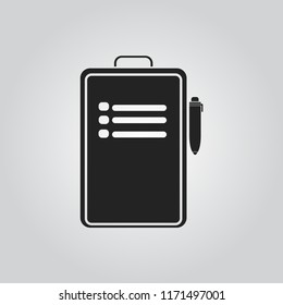 Clipboard icon vector