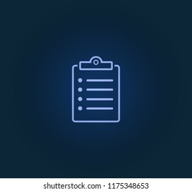 Clipboard icon . Vector