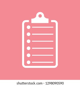 Clipboard icon vector
