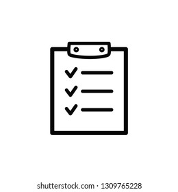 clipboard icon vector 