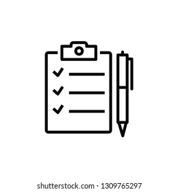clipboard icon vector 