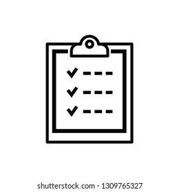 clipboard icon vector 