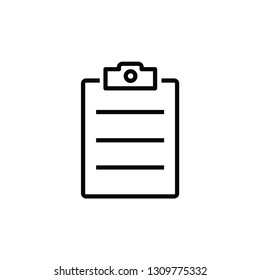 clipboard icon vector