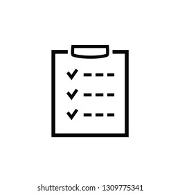 clipboard icon vector