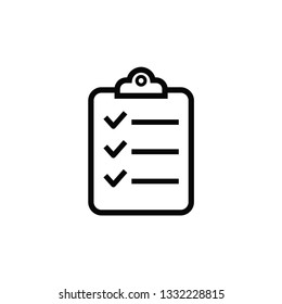 clipboard icon vector