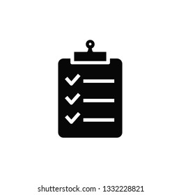 clipboard icon vector