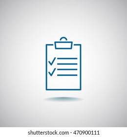 Clipboard icon Vector.