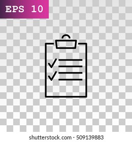 Clipboard icon Vector.