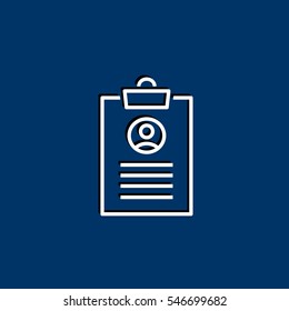  Clipboard icon Vector. 