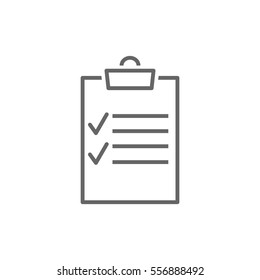 Zwischenablage Symbol Vektorgrafik.