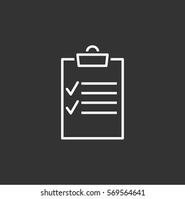 Clipboard icon Vector.