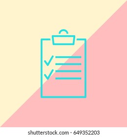 Clipboard icon Vector.