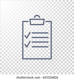 Clipboard icon Vector.