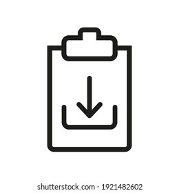 clipboard icon. clipboard vector design