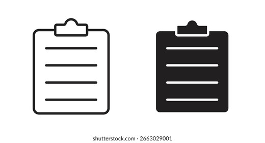 Plantilla de logotipo de elemento de diseño de Vector icono de Portapapeles