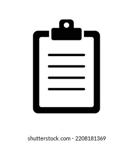 clipboard icon vector design tempate in white background