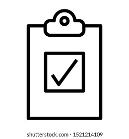 Clipboard icon vector design template