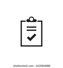 Clipboard icon vector design template