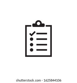 Clipboard icon vector design template