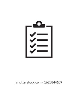 Clipboard icon vector design template