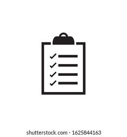 Clipboard icon vector design template