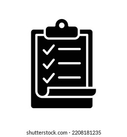 clipboard icon vector design template in white background