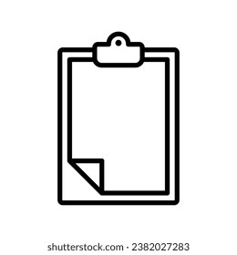 Vektordesign-Vorlage für Clipboard-Symbole einfach und sauber
