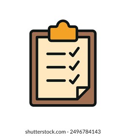 Clipboard icon vector design templates simple and modern concept