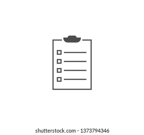 Clipboard icon . Vector . EPS 10