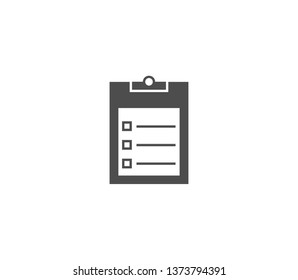 Clipboard icon . Vector . EPS 10