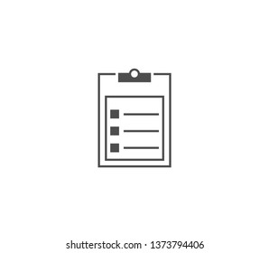 Clipboard icon . Vector . EPS 10