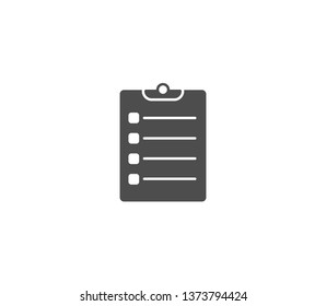 Clipboard icon . Vector . EPS 10