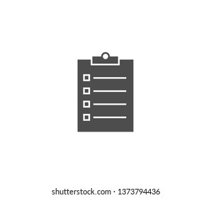 Clipboard icon . Vector . EPS 10