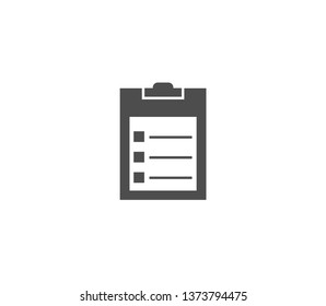 Clipboard icon . Vector . EPS 10