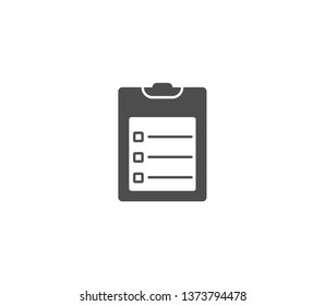 Clipboard icon . Vector . EPS 10
