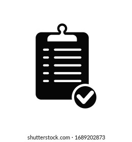 Icono del Portapapeles diseño plano vectorial