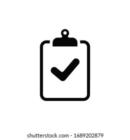 Clipboard icon vector flat design
