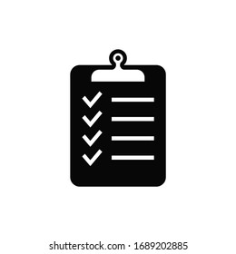 Icono del Portapapeles diseño plano vectorial