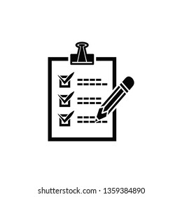 clipboard icon vector illustration