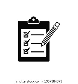 clipboard icon vector illustration