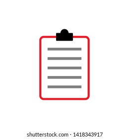 clipboard icon vector illustration - vector