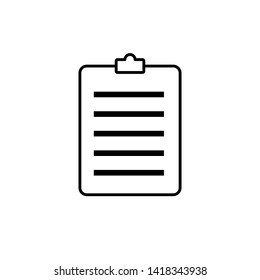 clipboard icon vector illustration - vector