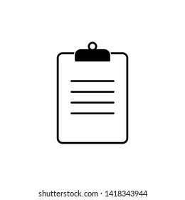 clipboard icon vector illustration - vector