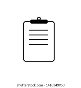 clipboard icon vector illustration - vector