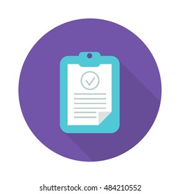 clipboard icon. vector illustration