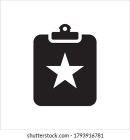 Diseño de la ilustración del vector del icono del portapapeles