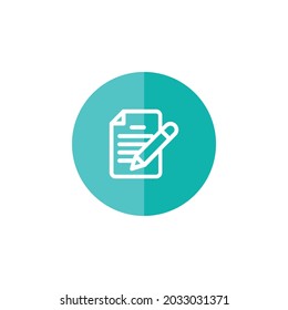 Clipboard Icon. Vector Illustration Design