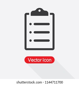 Clipboard Icon Vector Illustration Eps10