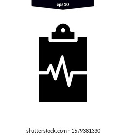 Clipboard icon vector illustration logo template. EPS 10